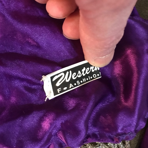 Beaded halter top purple, burlesque, belly dance, costume, decorated - Picture 4 of 5